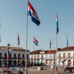 Decreto de Santiago Peña decreta feriado nacional no Paraguai após seleção passar pela Alemanha — Foto: Reprodução