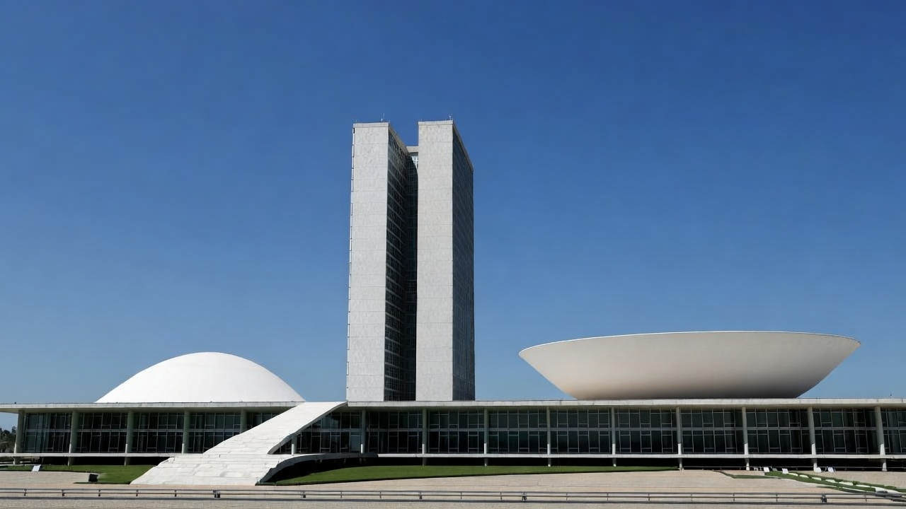 Congresso Nacional em Brasília durante discussão sobre reajuste de limites do MEI e Simples Nacional