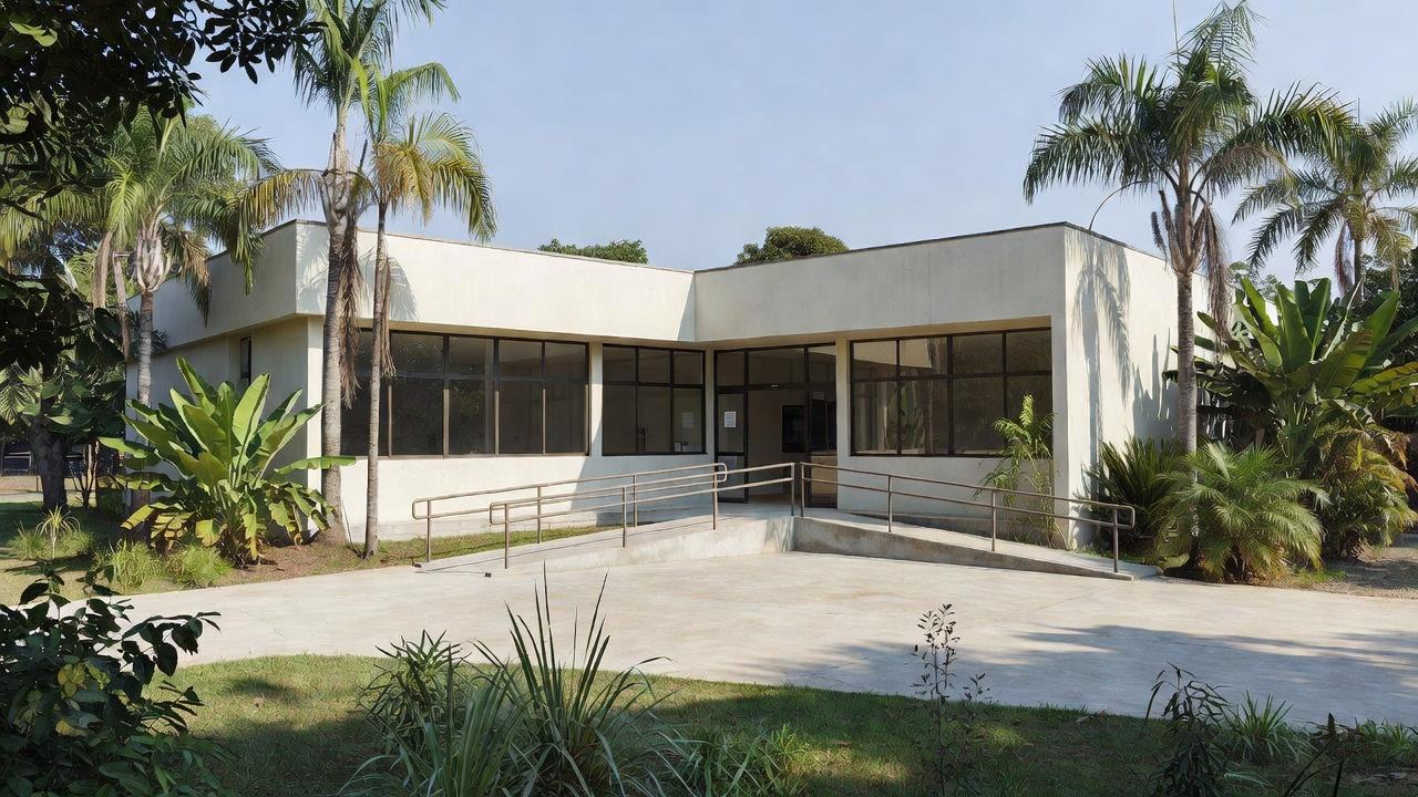 Fachada do CRAS e CREAS em Vilhena, centro de assistência social em Rondônia