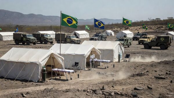 Hospital de campanha da Marinha do Brasil na Venezuela após terremotos