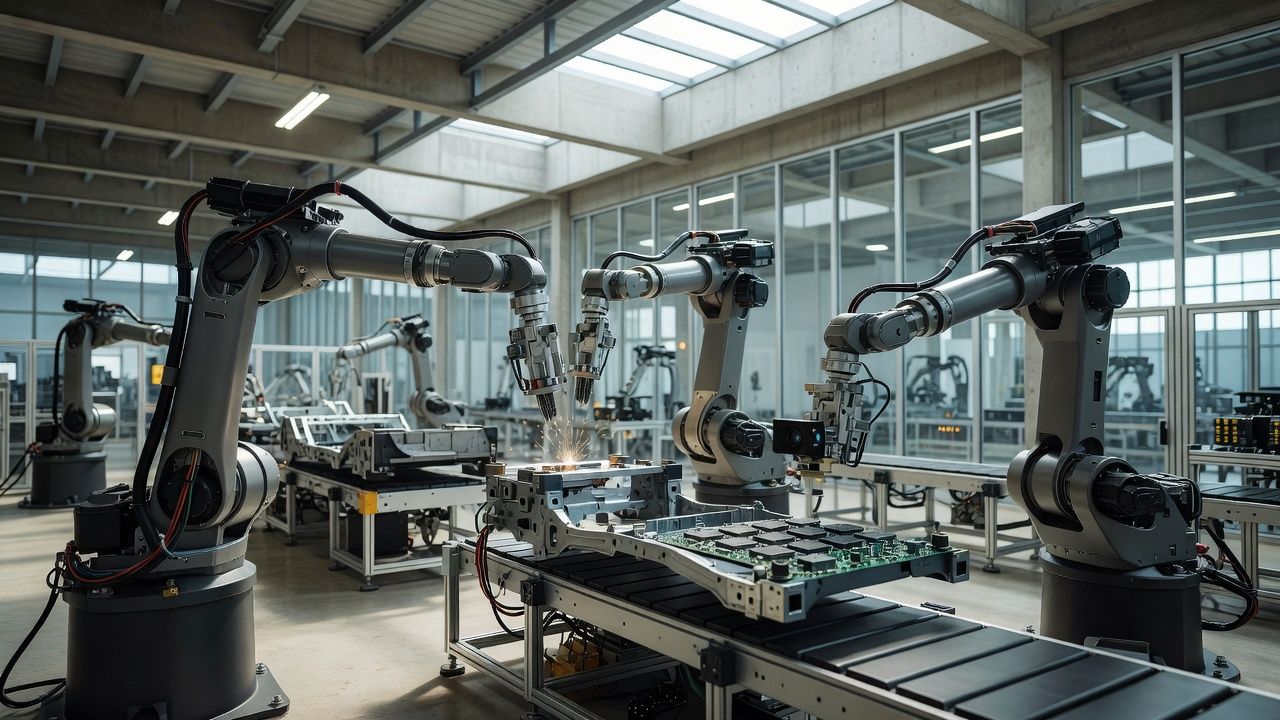 Imagem de arquivo de 28 de junho de 2014 mostra robô humanóide japonês gigante "Pepper", durante exposição de aparelhos de alta tecnologia, em Tóquio — Foto: Yoshikazu Tsuno/AFP