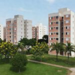 Conjunto habitacional Residencial Morar Melhor II com prédios residenciais e áreas verdes.