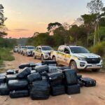 A quantidade exata das drogas apreendidas deverá ser divulgada após a pesagem oficial realizada pelas autoridades