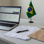 Notebook com interface de votação online para eleição do IPERON