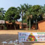 Campanha contra obesidade infantil com alunos em escola de Vilhena
