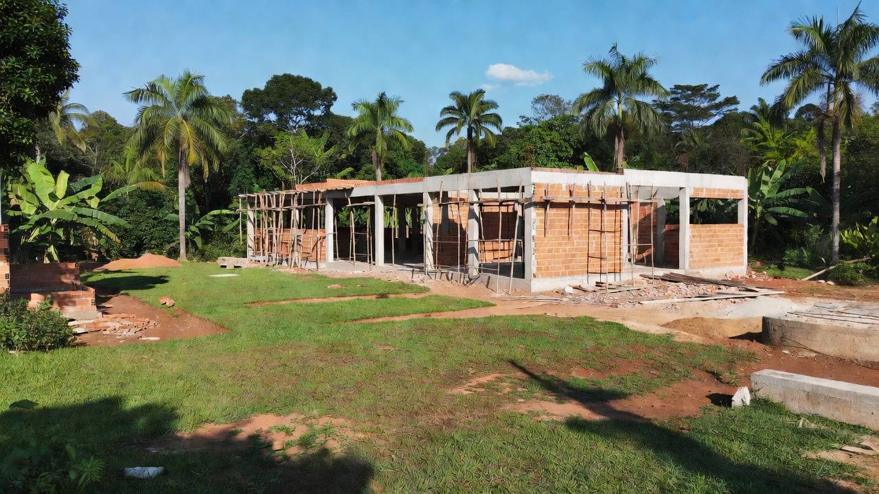 Nova escola em construção no Cidade Verde IV em Vilhena