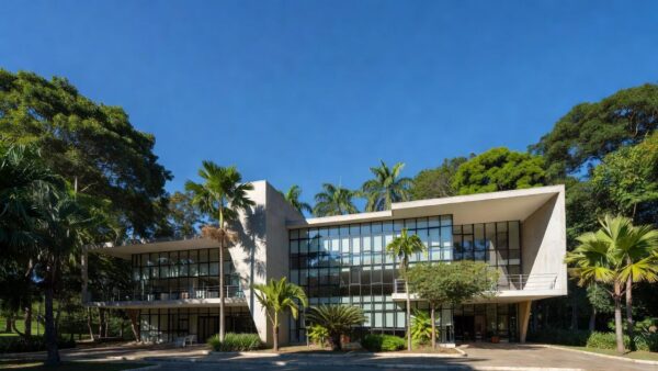 Fachada da Câmara Municipal de Vereadores em Vilhena, Rondônia, sobre subsídio.