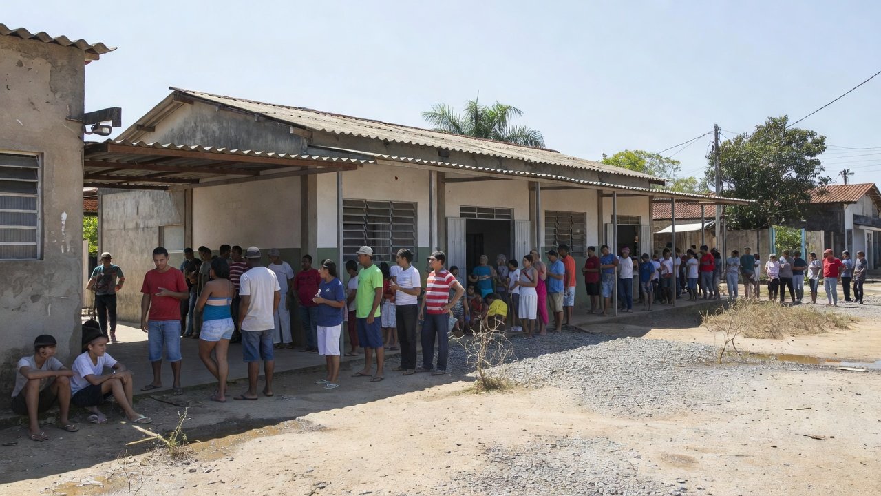 Superlotação e filas na UPA de Vilhena, Rondônia