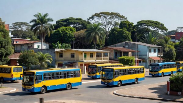 Ônibus de transporte público em Porto Velho com proposta de tarifa zero aos domingos