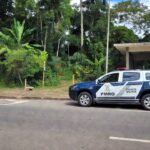 Viatura da Polícia Militar em Porto Velho, Rondônia, simbolizando redução da criminalidade