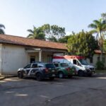 Hospital em Vilhena com viaturas policiais após prisão por agressão