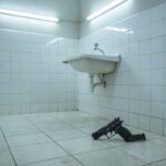 O caso será investigado pela Polícia Civil para apurar a origem da arma e as circunstâncias em que ela foi deixada no local
