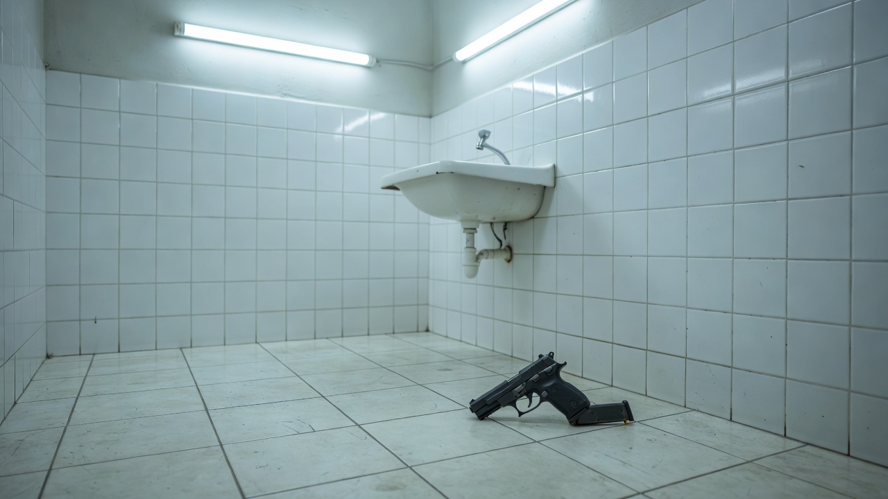 O caso será investigado pela Polícia Civil para apurar a origem da arma e as circunstâncias em que ela foi deixada no local