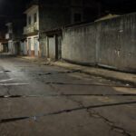 Rua deserta em Vilhena após tiroteio