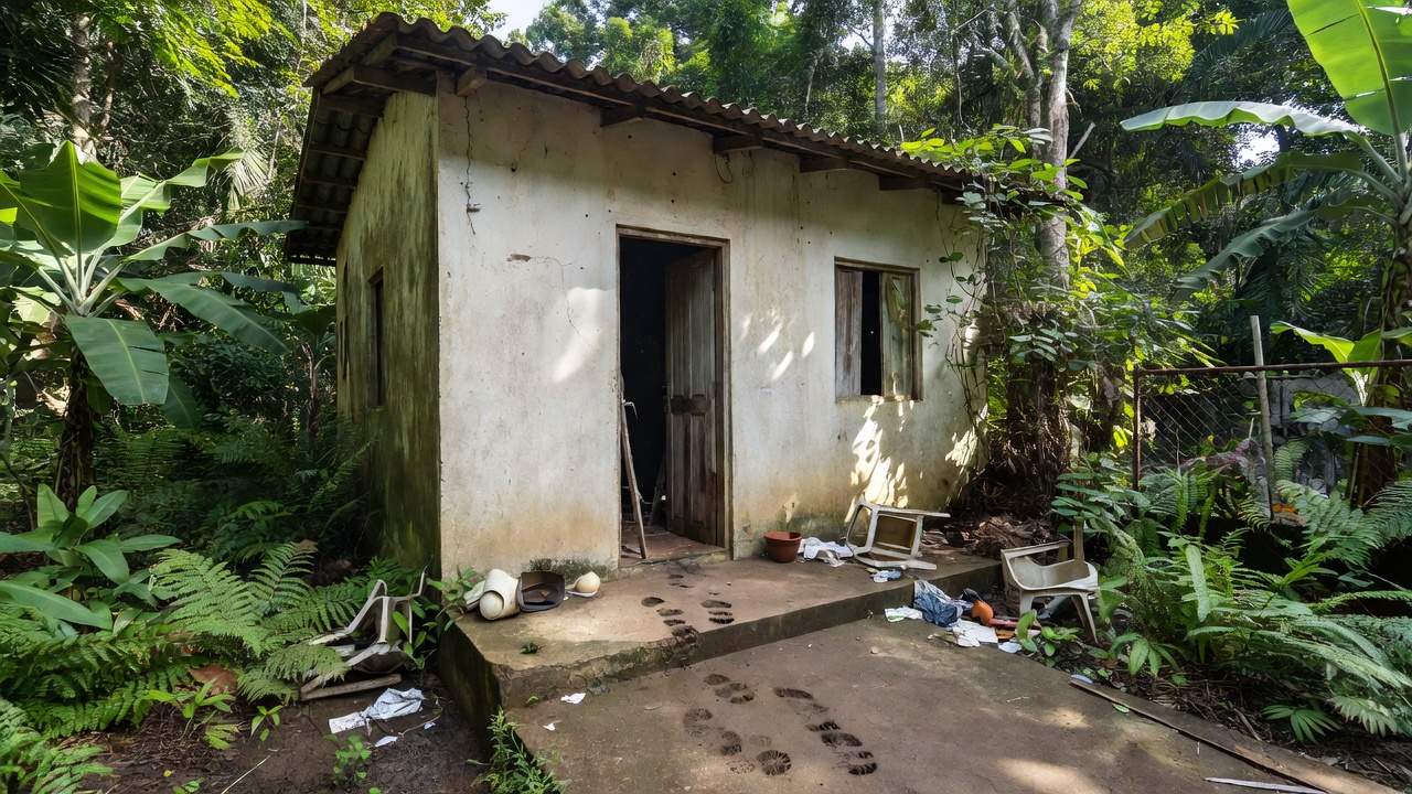 Casa em Porto Velho com porta arrombada após invasão