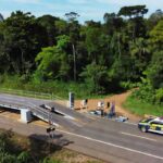 Balança e equipamentos da PRF para combater excesso de peso em rodovia de Rondônia