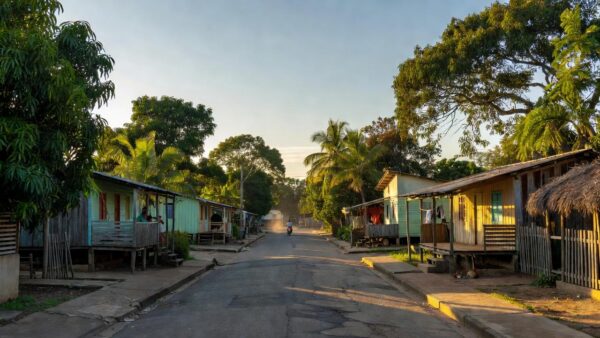 Rua na zona Leste de Porto Velho representando encontros sobre fim da escala 6x1