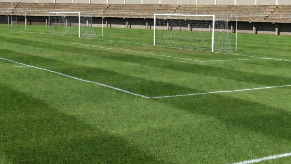 Campo de futebol em Vilhena representando títulos no Campeonato Rondoniense Sub-11 e Sub-13