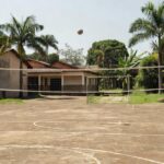 Quadra de voleibol em escola de Vilhena nos Jogos Escolares de Rondônia