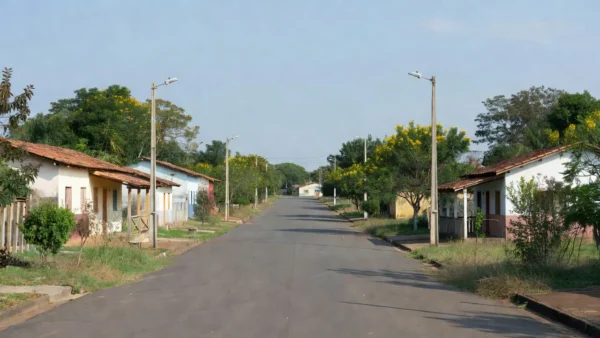 Ruas de Corumbiara em Rondônia representando demandas do Cone Sul