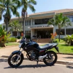 Motocicleta sorteada entregue pela Prefeitura de Vilhena no programa Minha Nota Tem Valor