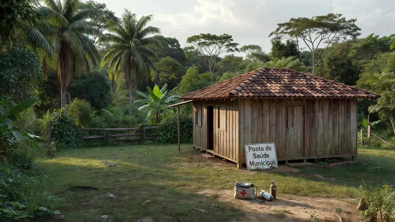 Casa residencial em Vilhena, Rondônia, relacionada a parto domiciliar e atendimento municipal à gestante