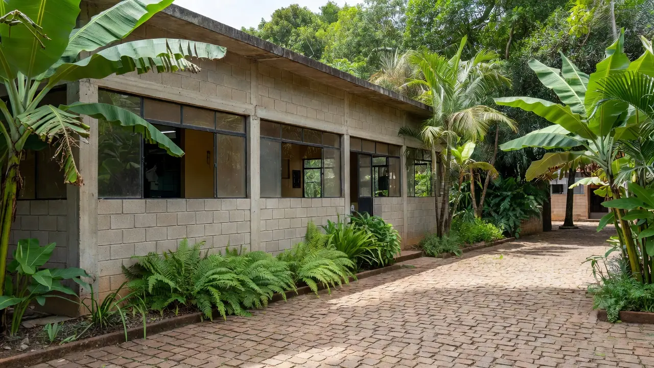 Fachada do Centro de Convivência do Idoso em Vilhena, Rondônia, para reforma pela prefeitura
