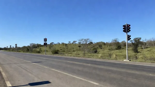 Semáforos na BR-364 em Vilhena, Rondônia