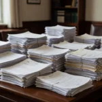 Documentos de precatórios da Defensoria Pública da União e alertas contra golpes