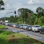 Filas em cruzamentos da BR-364, no perímetro urbano de Vilhena / Foto: Divulgação