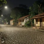 Rua deserta em Porto Velho após agressão com fraturas expostas