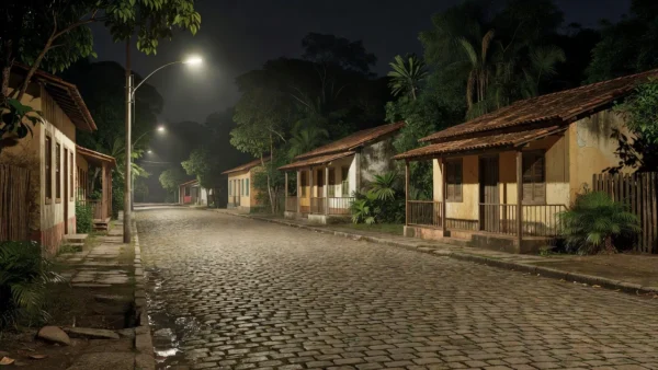 Rua deserta em Porto Velho após agressão com fraturas expostas
