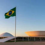Congresso Nacional em Brasília representando convite para disputa ao Senado em 2026