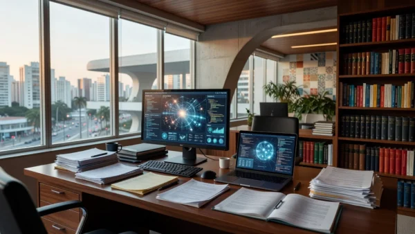 Escritório de advocacia com inteligência artificial no Brasil