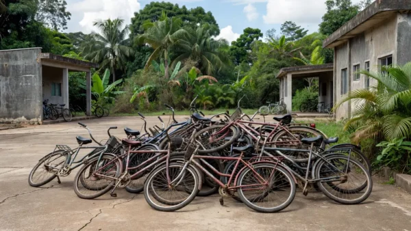 Bicicletas recuperadas pela PM em Vilhena, Rondônia