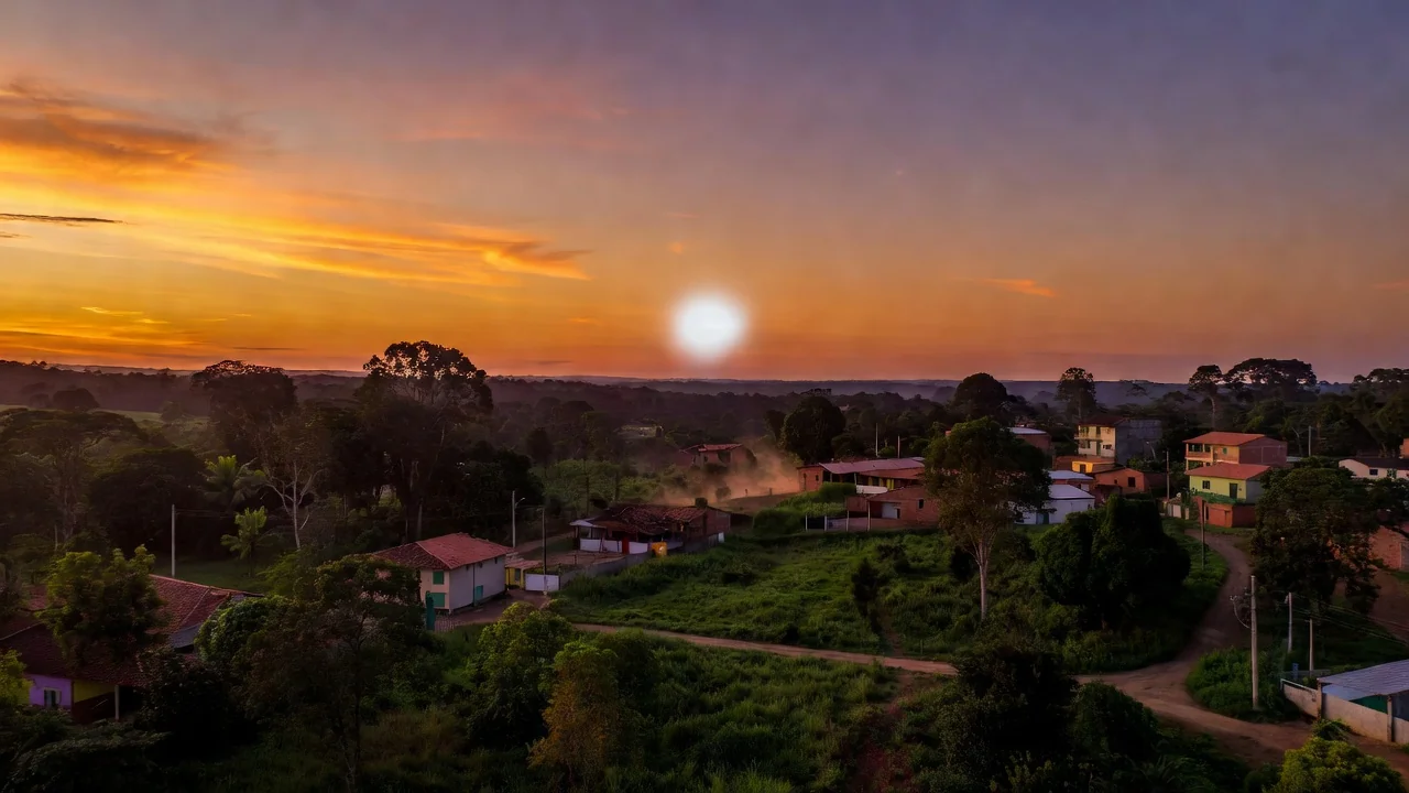 Fenômeno cortou o céu de Vilhena / Foto: Divulgação