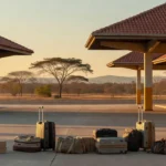 Aeroporto de Cuiabá recebendo voos de repatriação de crianças brasileiras