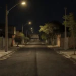 Rua residencial no Bairro Marcos Freire, Aracaju, local da briga e esfaqueamento