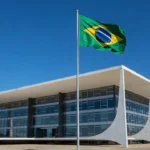 Edifício do TSE em Brasília, Brasil, sobre filiação partidária e candidatura