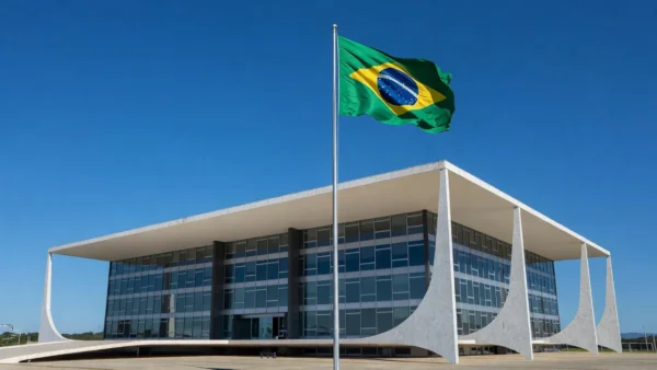 Edifício do TSE em Brasília, Brasil, sobre filiação partidária e candidatura