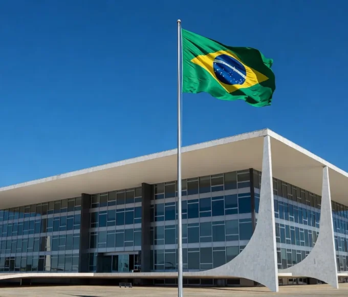 Edifício do TSE em Brasília, Brasil, sobre filiação partidária e candidatura