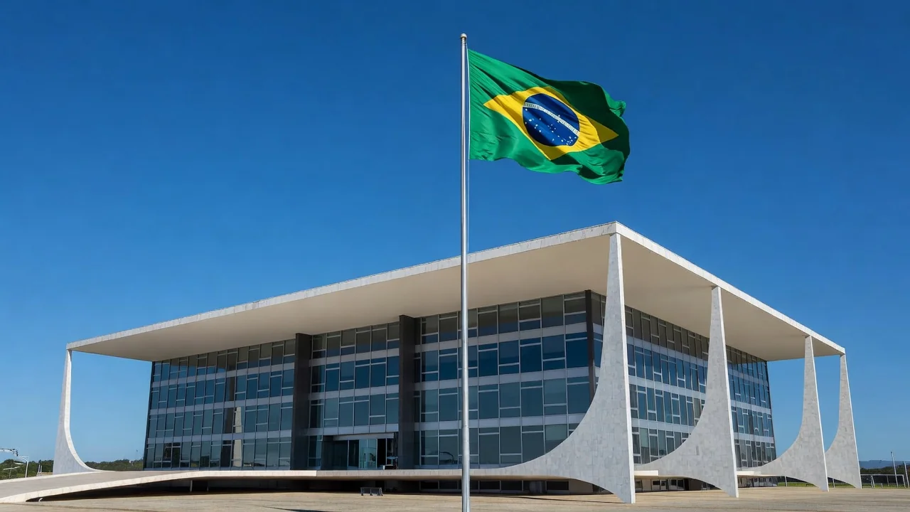 Edifício do TSE em Brasília, Brasil, sobre filiação partidária e candidatura