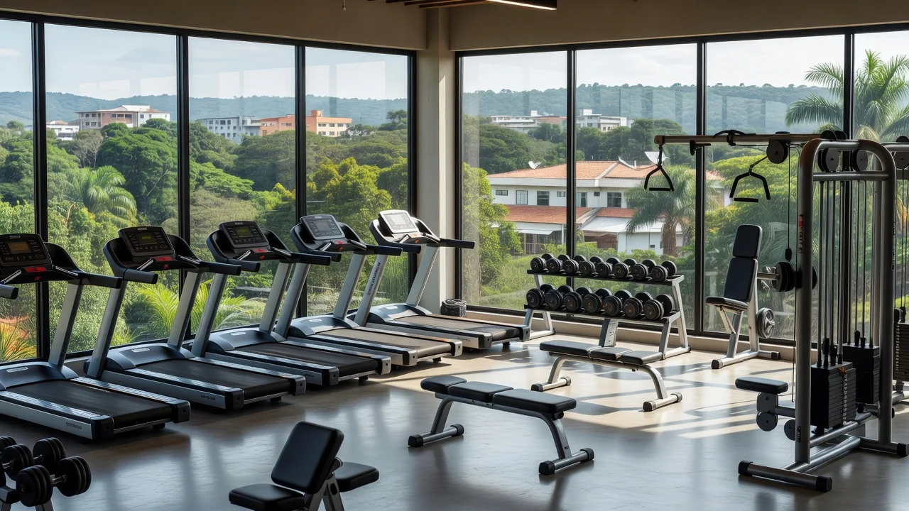 Academia em Vilhena com equipamentos de ginástica e bem-estar