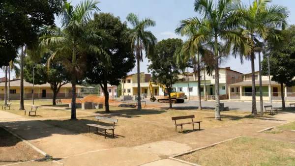 Praça no centro da cidade de Vilhena / Foto: Divulgação
