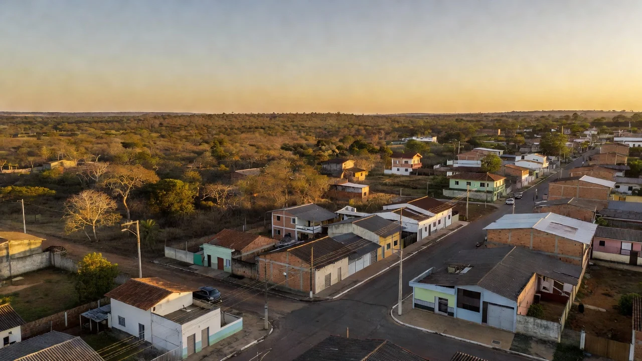 Vista panorâmica da cidade de Vilhena, Rondônia, local da morte de montador de máquinas