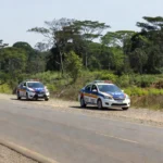 Viaturas da PRF em rodovia de Vilhena durante operação da Independência