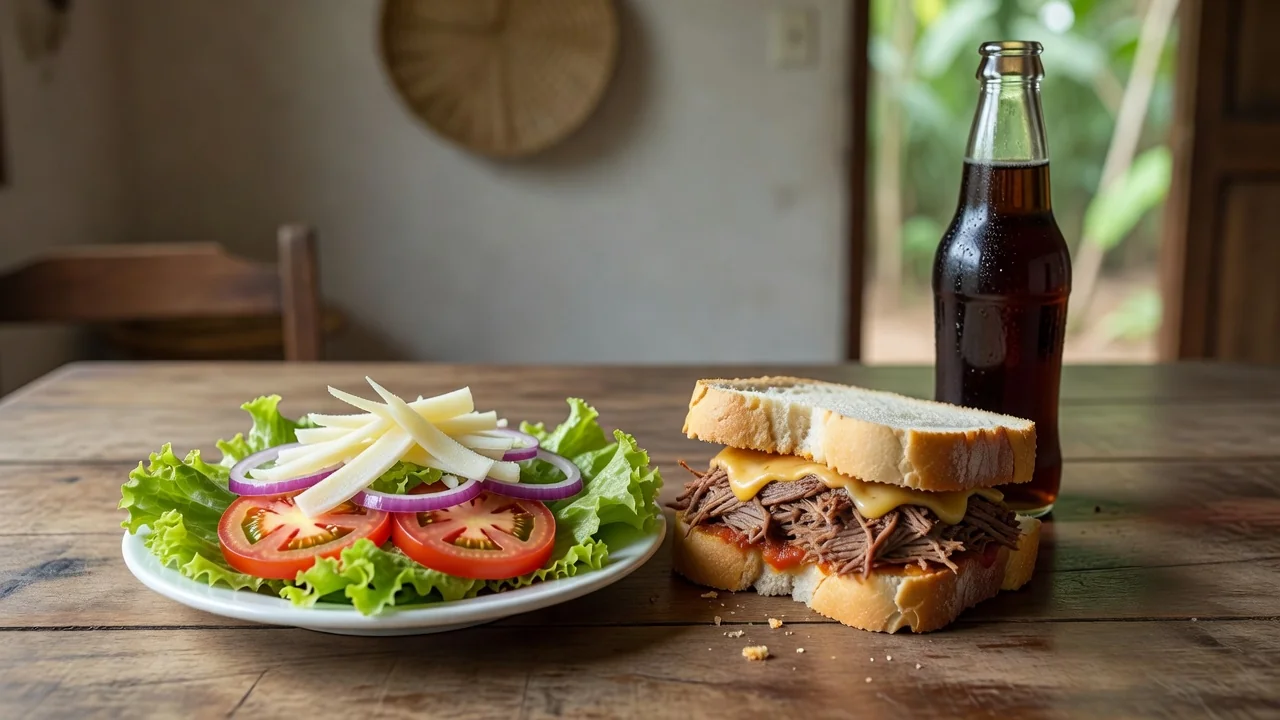Salada, sanduíche Cuiabano e Kitubaína por R$ 27,90 no Quintal Burguer em Vilhena