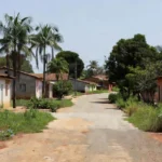 Rua residencial no Jardim Eldorado em Vilhena, Rondônia