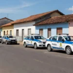 Cena da operação policial da Polícia Civil em Vilhena, Rondônia