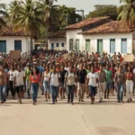 Manifestação em Macapá cobrando impeachment de Alexandre de Moraes